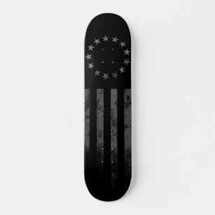 Vintage Betsy Ross American Flag Skateboard