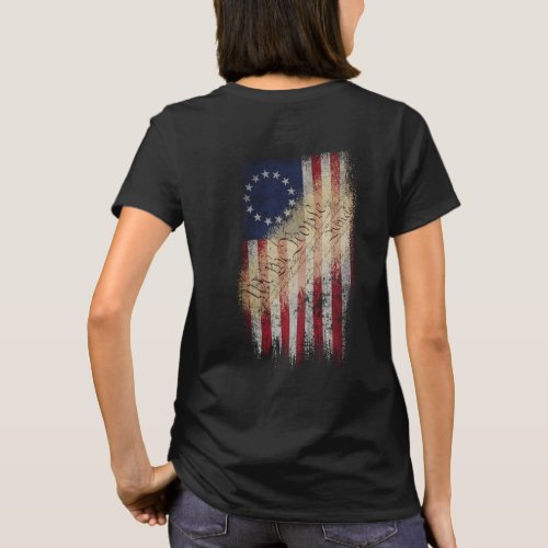 Vintage Betsy Ross American Flag T_Shirt