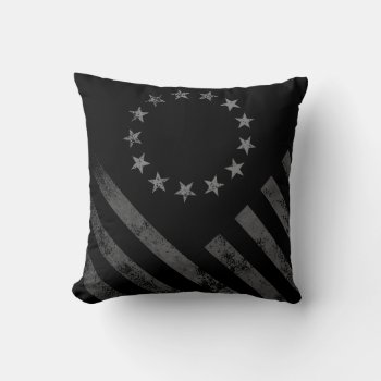 Vintage Betsy Ross American Flag Throw Pillow by KDRDZINES at Zazzle