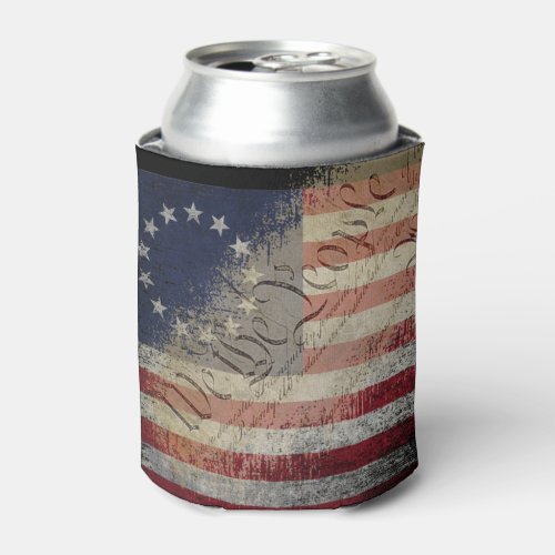 Vintage Betsy Ross Flag Can Cooler