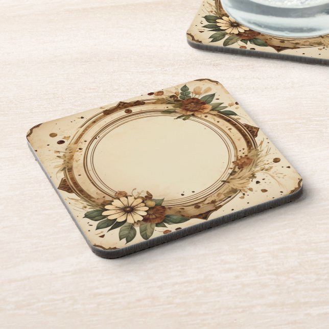 Vintage  beverage coaster (Left Side)