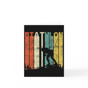 Vintage Biathlon Retro Biathlete 1  Card
