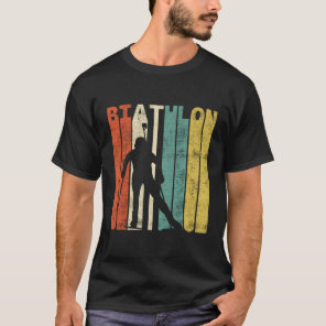 Vintage Biathlon Retro Biathlete Gift T-Shirt