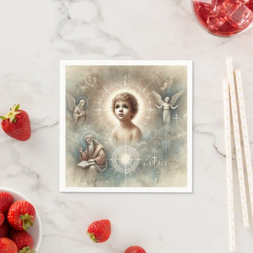 Vintage Biblical Prophecy of Jesus Decoupage Napkins
