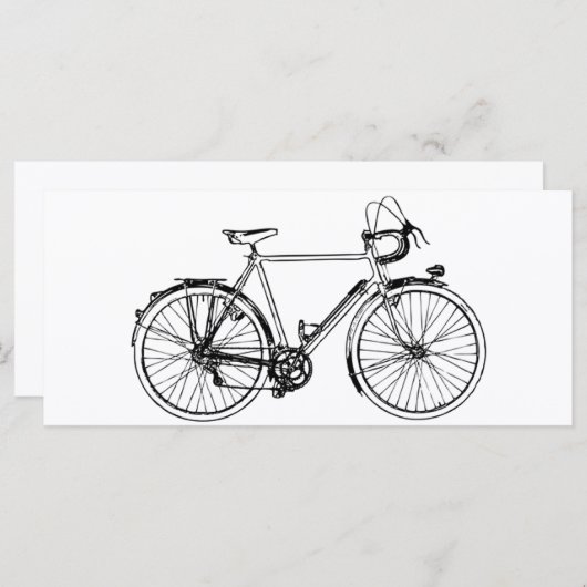 Vintage Bicycle (Front/Back)