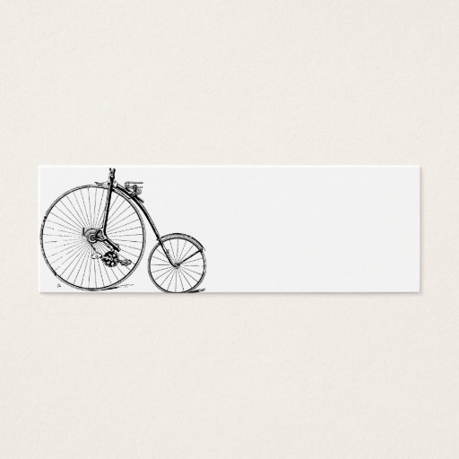 Customizable Vintage Bicycle Business Card Template