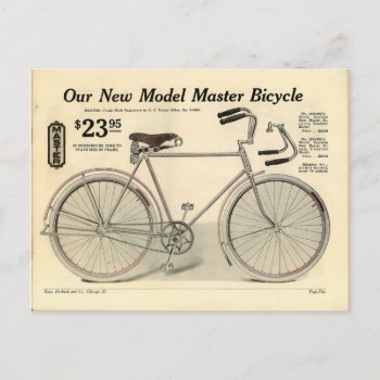 Vintage Bicycle Advertisement Postcard by TO_photogirl at Zazzle