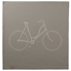 Vintage Bicycle Antique Bike Art CUSTOM COLOR Cloth Napkin