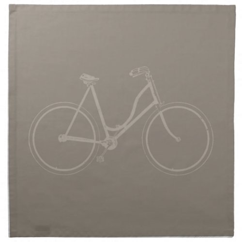 Vintage Bicycle Antique Bike Art CUSTOM COLOR Cloth Napkin