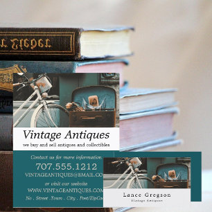 Vintage Bicycle, Antique Dealer, Store Flyer