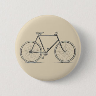 Vintage bicycle badge pinback button