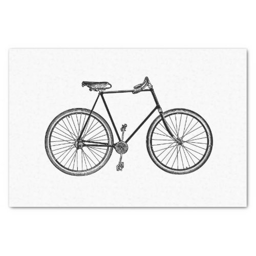 Vintage Bicycle Bike Ephemera Decoupage Tissue Paper
