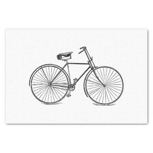 Vintage Bicycle Bike Ephemera Decoupage Tissue Paper