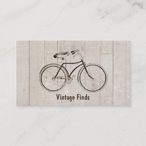 Vintage Bicycle Bike Rustic Country Business Card