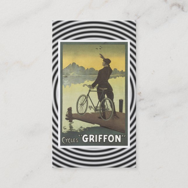 Vintage Bicycle Business Card (Front)