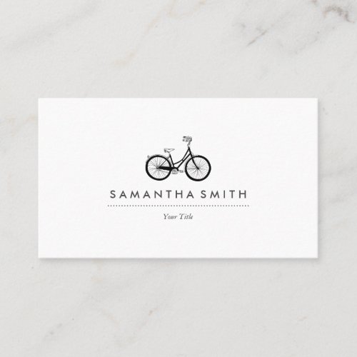 Vintage Bicycle Business Card