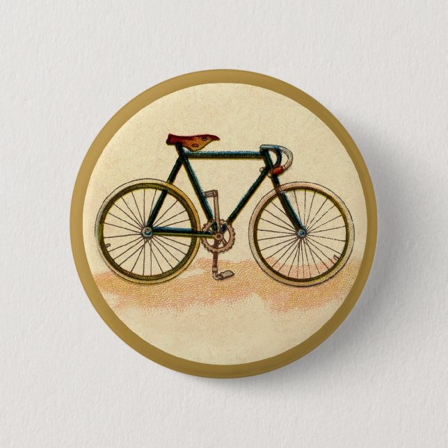 Vintage Bicycle Button (Front)