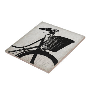 Vintage Bicycle Ceramic Tile