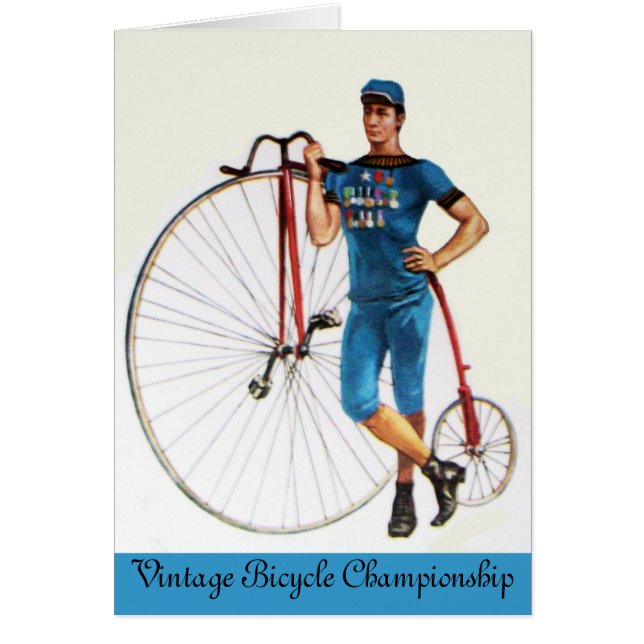 Vintage Bicycle Championship Cards (Front)