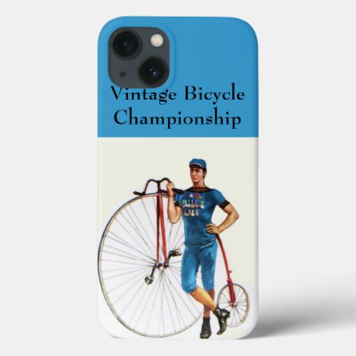 Vintage Bicycle Championship iPhone 13 Case