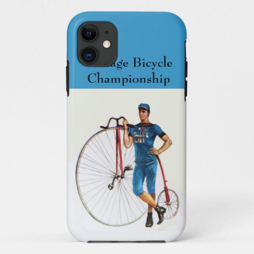 Vintage Bicycle Championship iPhone 11 Case