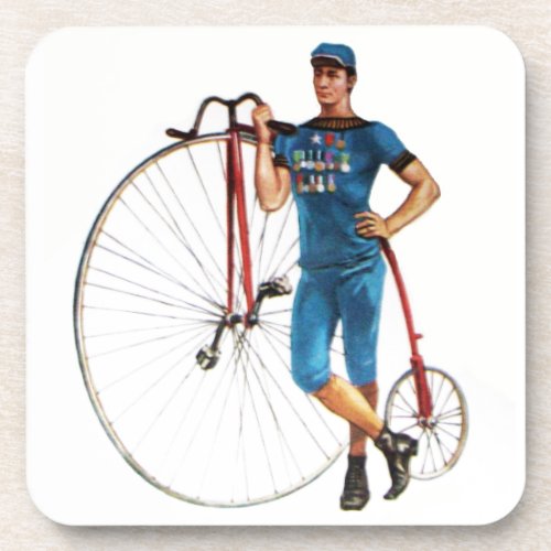 Vintage Bicycle Championship Drink Coaster