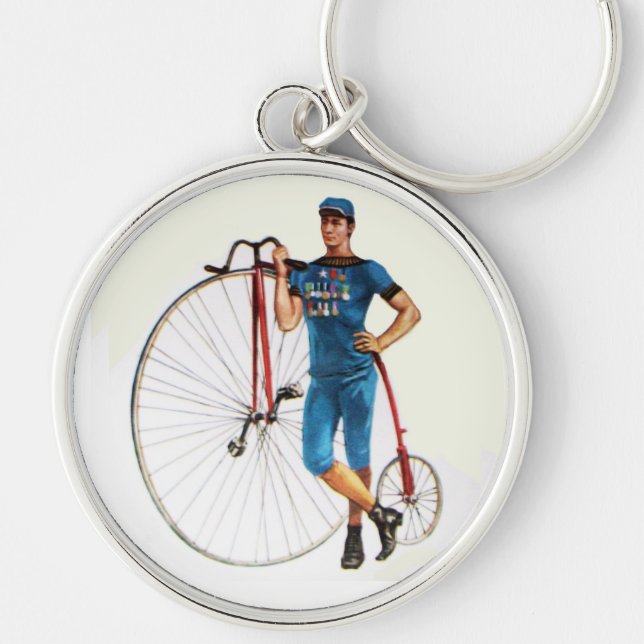 Vintage Bicycle Championship Keychain (Front)