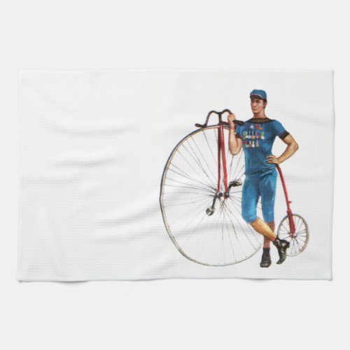 Vintage Bicycle Championship Kitchen Towel