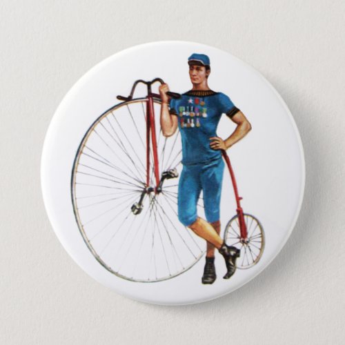 Vintage Bicycle Championship Pinback Button