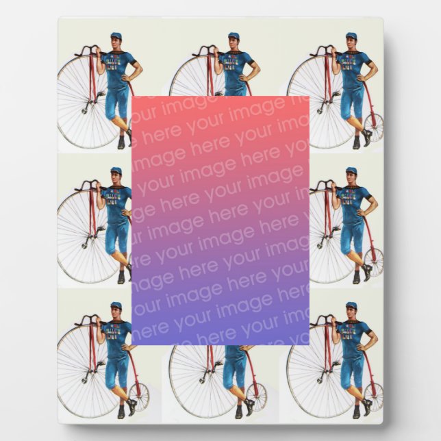 Vintage Bicycle Championship Plaque (Front)