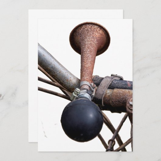 Vintage bicycle horn (Front/Back)