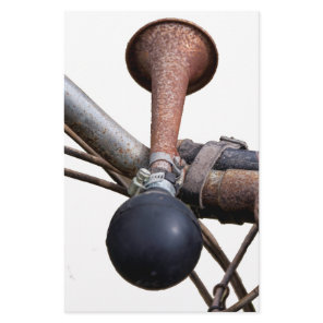 Vintage bicycle horn stationery