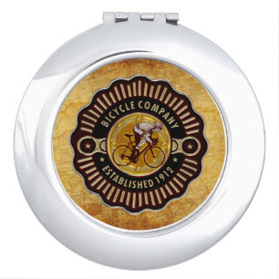 Vintage Bicycle Image Options 1-13 Mirror For Makeup