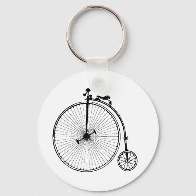 Vintage Bicycle Keychain (Front)