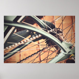 Vintage Bicycle Large Poster
