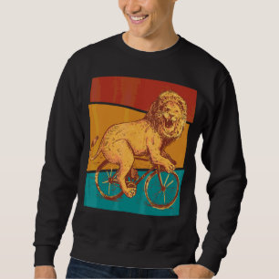 Vintage Bicycle Lion Sweatshirt