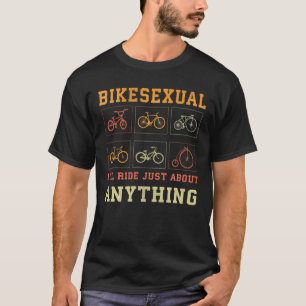 Vintage Bicycle Lover Mountain Biking Cycling Bicy T-Shirt