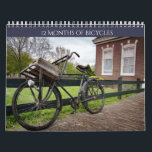 Vintage Bicycle Lover's Two Page Calendar<br><div class="desc">Show off your love for bicycles and vintage style with this beautiful chic 12 month calendar!</div>