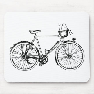 Vintage Bicycle Mouse Pad