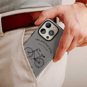 Vintage Bicycle Name Birth Year Custom iPhone 15 Pro Max Case