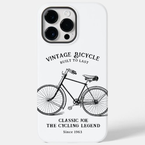 Vintage Bicycle Name Birth Year Custom  Case_Mate iPhone 14 Pro Max Case