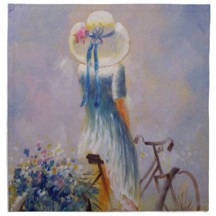 Vintage Bicycle Napkins