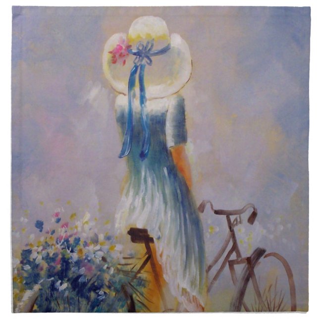 Vintage Bicycle Napkins (Front)