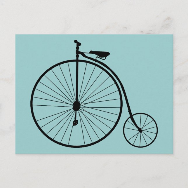 Vintage Bicycle Postcard (Front)