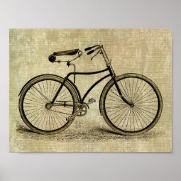 Vintage bicycle poster | Zazzle