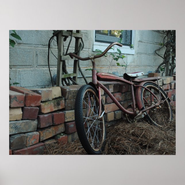 Vintage Bicycle Poster (Front)