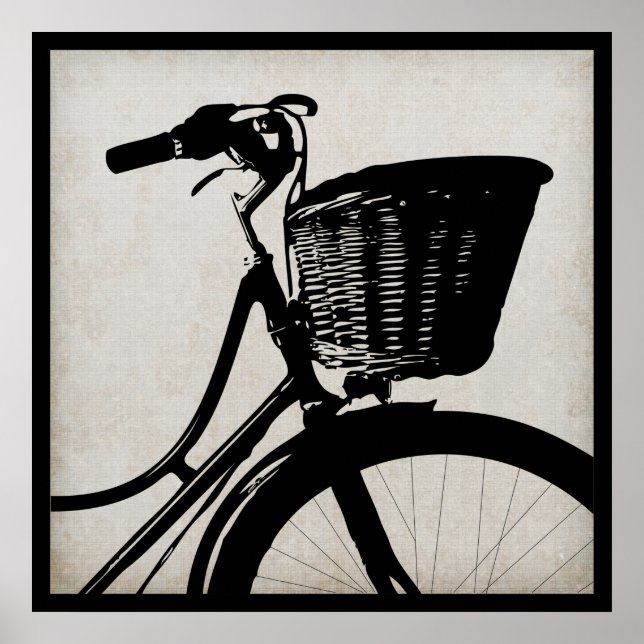 Vintage Bicycle Poster (Front)