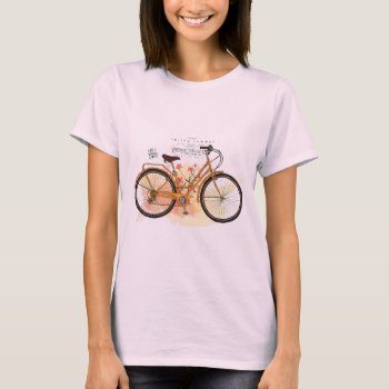 Vintage Bicycle T-shirt by elmasca25 at Zazzle