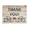 Vintage Bicycle Thank You Wedding Postcards