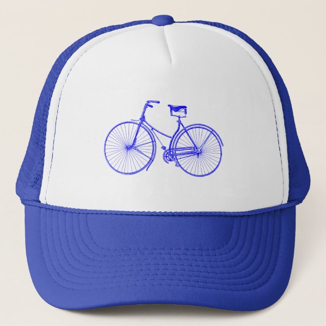 Vintage Bicycle Trucker Hat (Front)